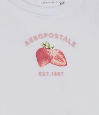 Aeropostale Strawberry Graphic Tee