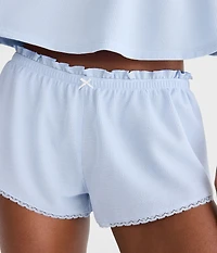 Low-Rise Waffle Sleep Shorts