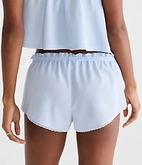 Low-Rise Waffle Sleep Shorts