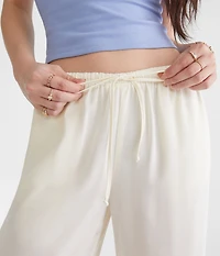 Satin Wide Leg Pants