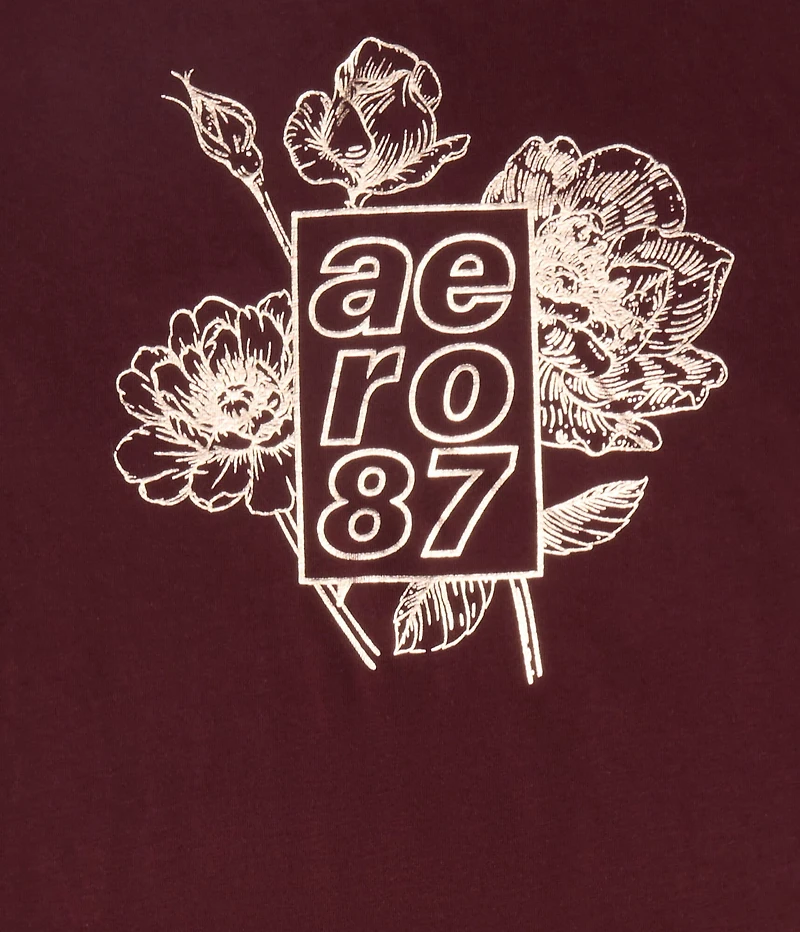 Floral Box Logo Foil Graphic Tee