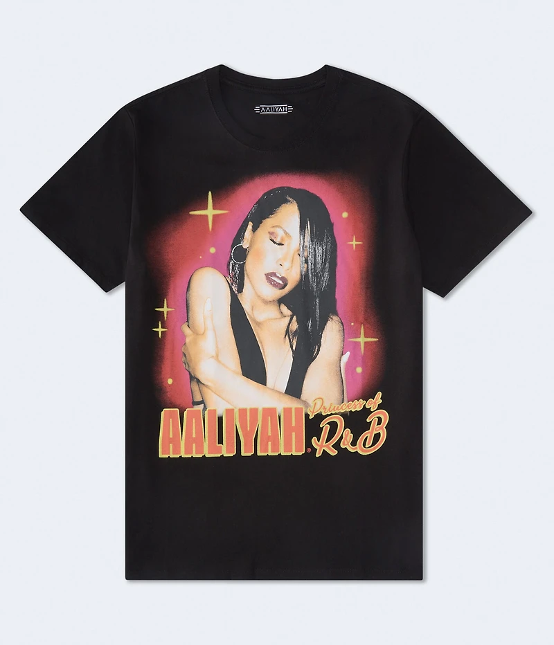 Aaliyah Princess of R&B Oversized Graphic Tee
