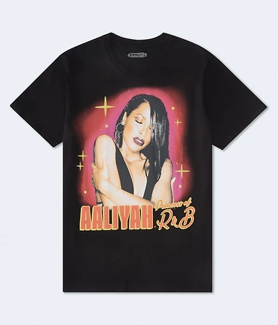 Aaliyah Princess of R&B Oversized Graphic Tee