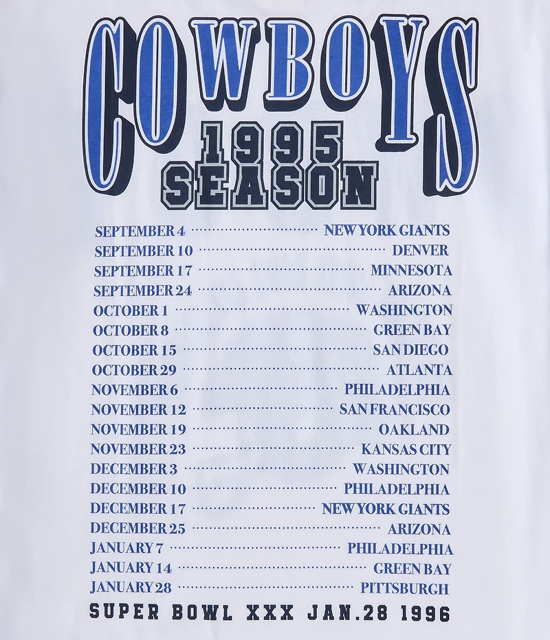Dallas Cowboys Super Bowl Boxy Graphic Tee