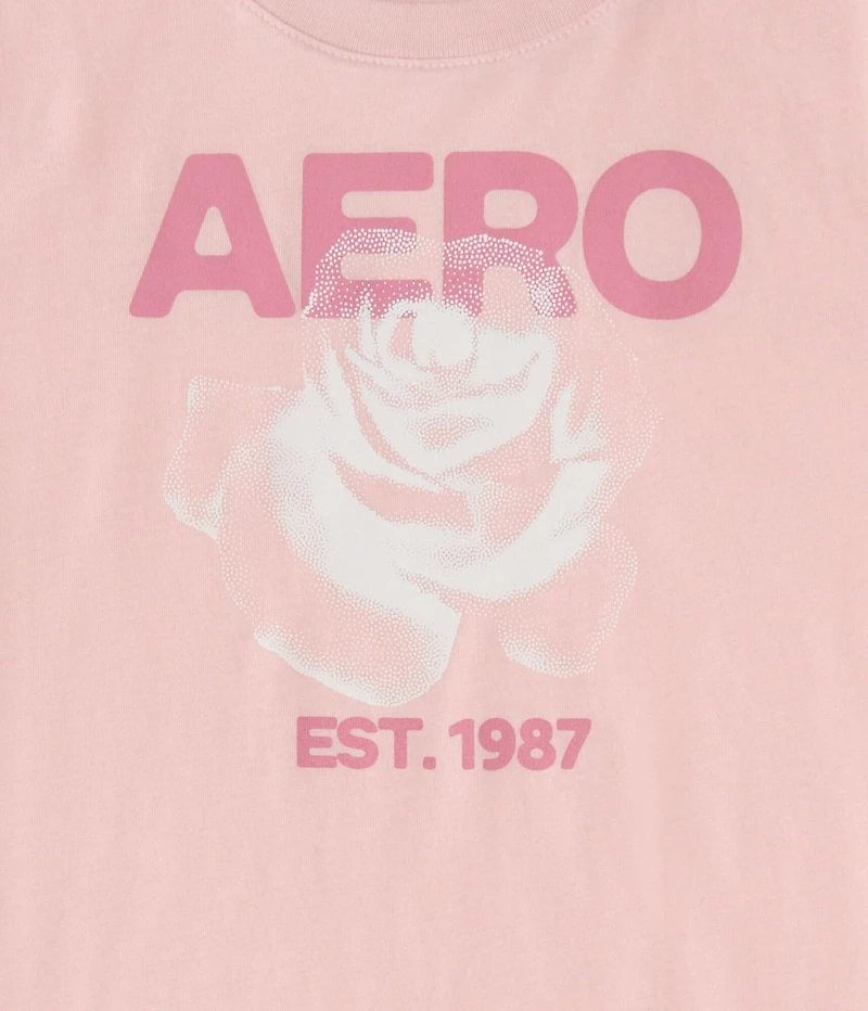 Aero Dotted Rose Graphic Tee