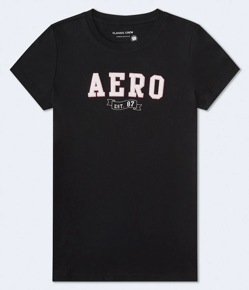 Aero Banner Appliqué Graphic Tee