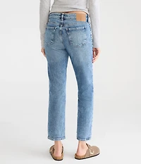 Mid-Rise Straight Ankle Jean