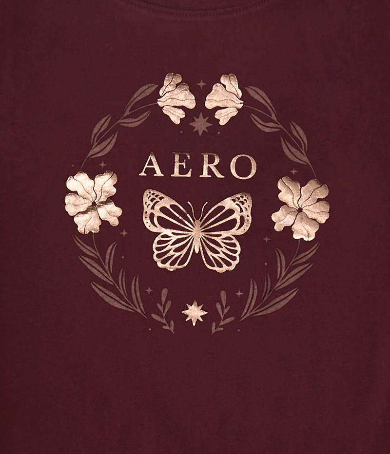 Aero Butterfly Circle Foil Graphic Tee