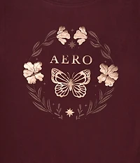 Aero Butterfly Circle Foil Graphic Tee