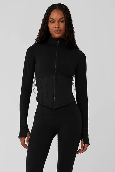 Airbrush Corset Full Zip Jacket
