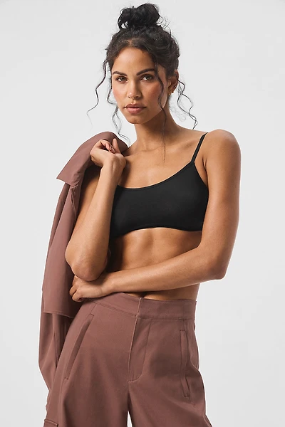 Sheer Glow Bra - Black