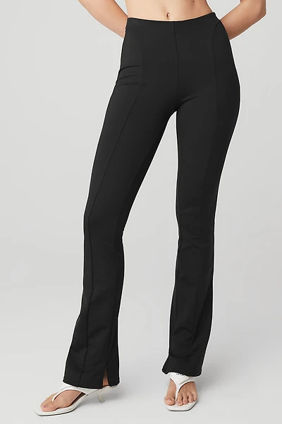 High-Waist Zip It Flare Legging