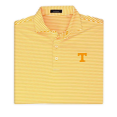Tennessee Turtleson Cooper Stripe Performance Polo