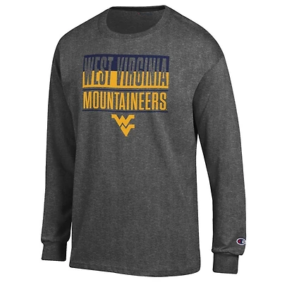 West Virginia Champion Split Stack Long Sleeve Tee