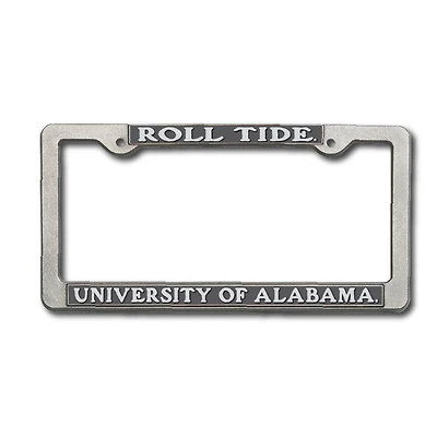 Alabama Roll Tide Pewter License Plate Frame