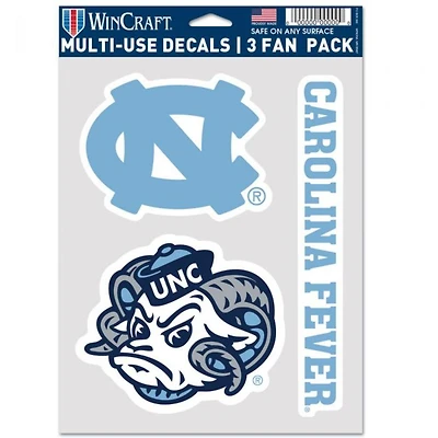 Carolina 3-Pack Decal Set