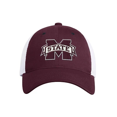 Mississippi State Adidas Mascot Block M State Slouch Trucker Hat