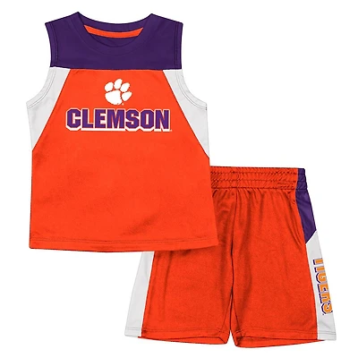 Clemson Toddler Ozone Tank Short Set