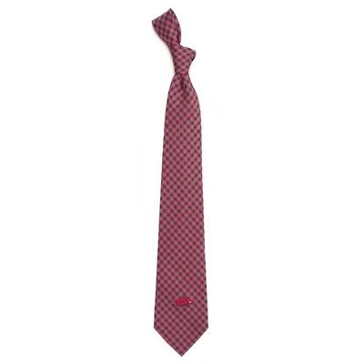 Arkansas Eagles Wings Gingham Tie