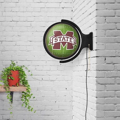 Mississippi State Football Rotating Lighted Wall Sign