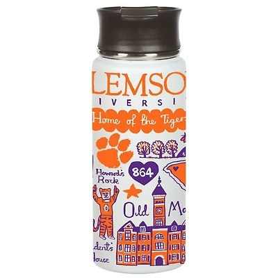 Clemson Julia Gash 20 Oz Ronnie Tumbler