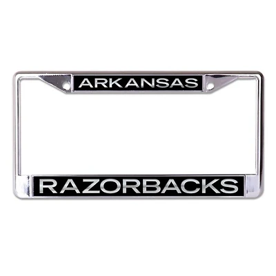 Arkansas Black Metallic License Plate Frame