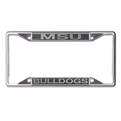 Mississippi State Carbon Fiber License Plate Frame