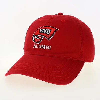 Western Kentucky Legacy Logo Over Alumni Adjustable Hat