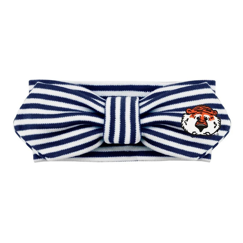 Auburn Infant Striped Knot Headband