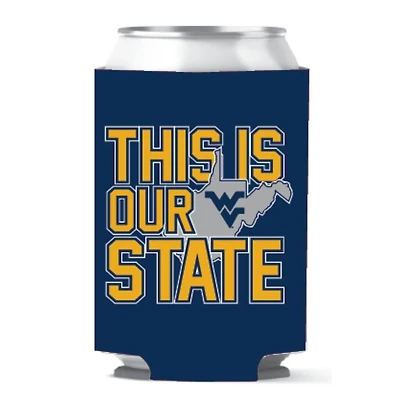 West Virginia 12 Oz Slogan Can Cooler