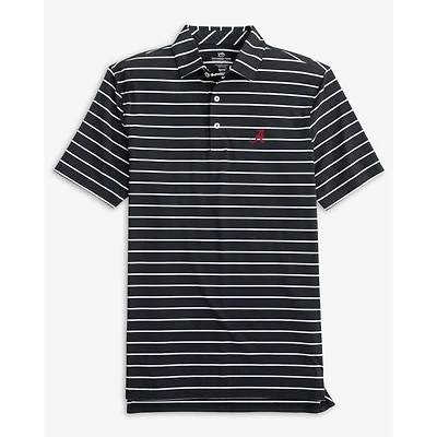 Alabama Southern Tide Desmond Stripe Performance Polo