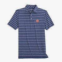 Auburn Southern Tide Desmond Stripe Performance Polo