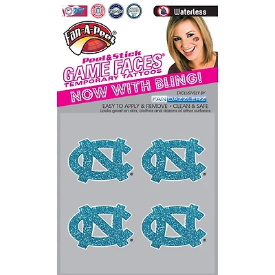 Carolina Glitter Waterless Face Tattoos
