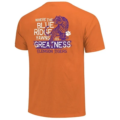 Clemson Mascot Script Comfort Colors Tee