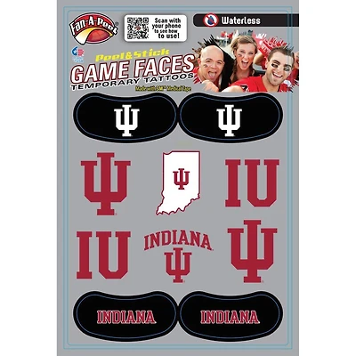 Indiana Combo Pack Waterless Face Tattoos