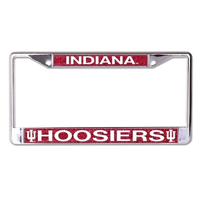 Indiana Glitter Red License Plate Frame