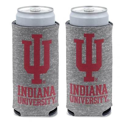 Indiana 12 Oz Heathered Slim Can Cooler