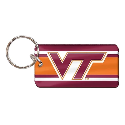Virginia Tech Rectangle Keychain