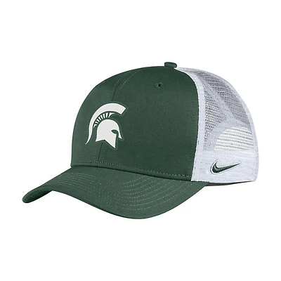 Michigan State Nike Rubberized Logo Aero Adjustable Cap