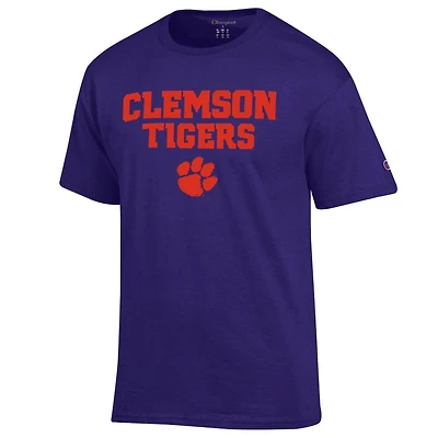Clemson Champion Straight Stack Tee
