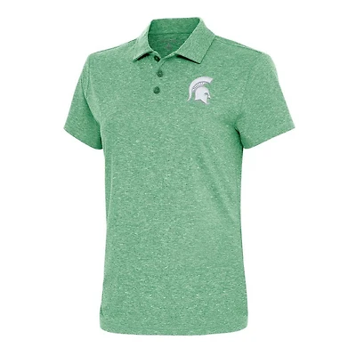 Michigan State Antigua Women's Motivated Brushed Jersey Polo
