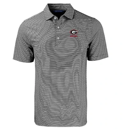 Georgia Cutter & Buck Eco Forge Double Stripe Polo