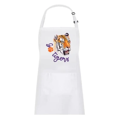 Clemson Mascot Watercolor Apron