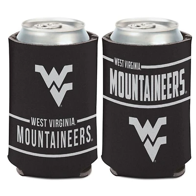 West Virginia 12 Oz Blackout Can Cooler