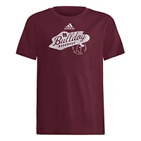 Mississippi State Adidas YOUTH MSU Bulldogs Baseball Tee