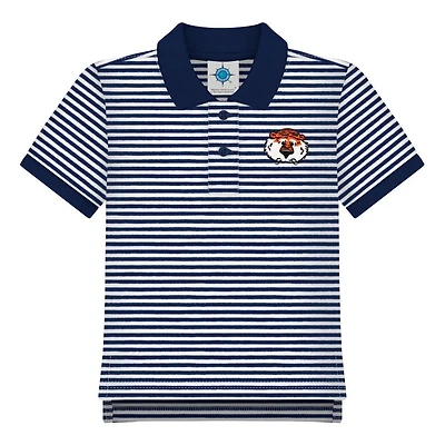 Auburn Toddler Striped Polo
