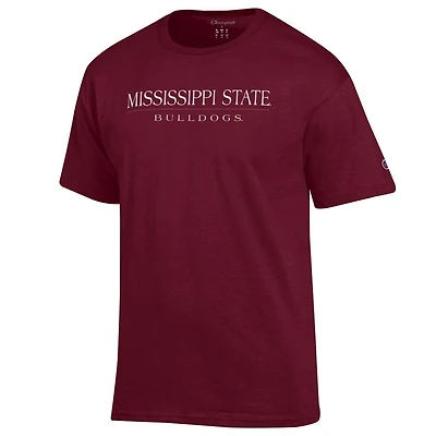 Mississippi State Champion Women's Straight Wordmark Tee