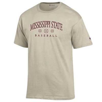 Mississippi State Champion Women's Arch Baseball Tee