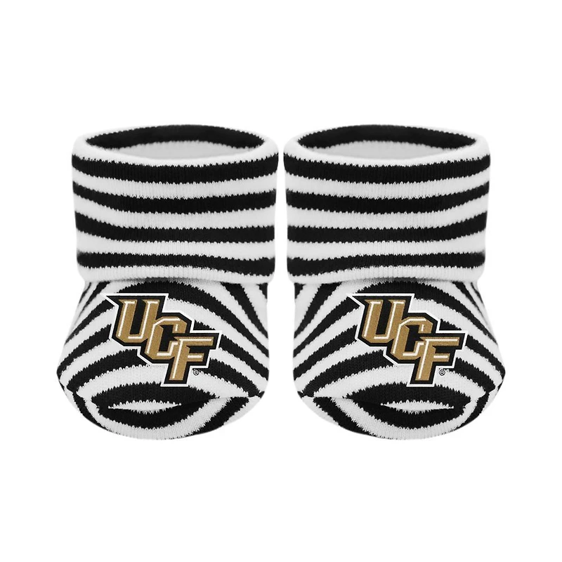 UCF Creative Knitwear Infant Striped Booties