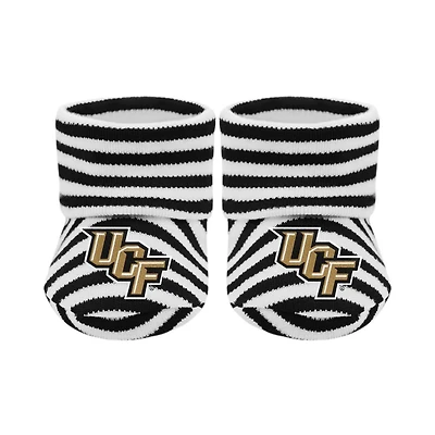 UCF Creative Knitwear Infant Striped Booties